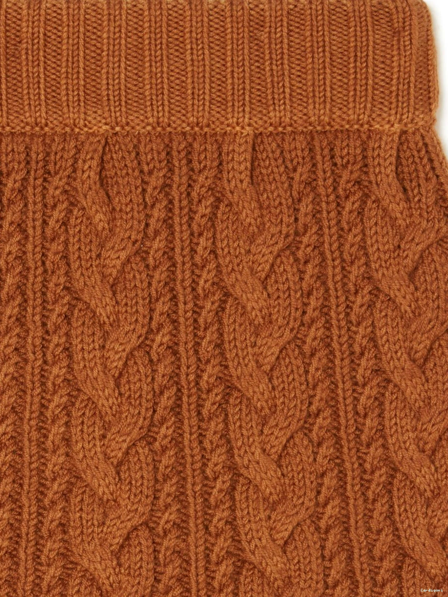 Affordable Women skirt Alanui cable-knit mid-rise 0810